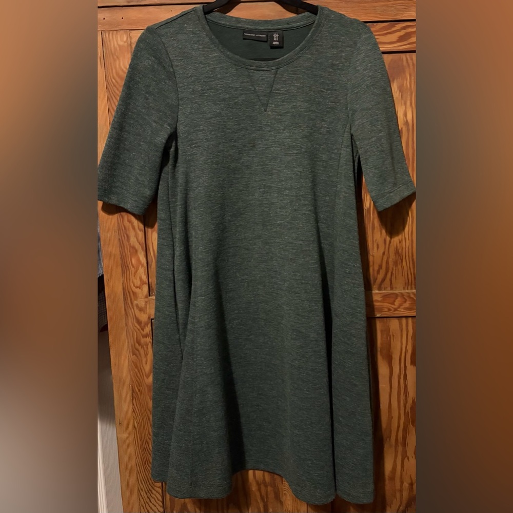 Adrienne Vittadini Forest Green Casual Dress/Women’s Small/Polyester Blend/EUC